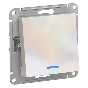 ATN000463 Atlasdesign 1-кл Переключатель с подсветкой, сх.6а, 10АХ, механизам, Жемчуг Schneider Electric