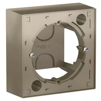 ATN000500 Atlasdesign Коробка для наружного монтажа, Шампань Schneider Electric