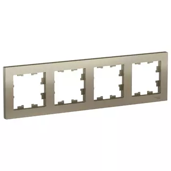 ATN000504 Рамка AtlasDesign Шампань 4-постовая Schneider Electric
