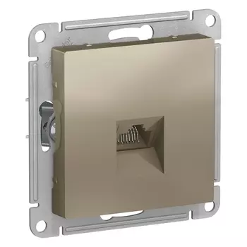 ATN000583 Atlasdesign Розетка компьютерная RJ45, кат. 5Е, механизм, Шампань Schneider Electric