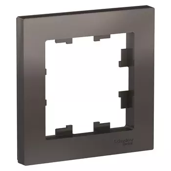 ATN000601 Рамка Atlasdesign Мокко 1-постовая Schneider Electric