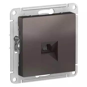 ATN000681 Atlasdesign Розетка телефонная RJ11, механизм, Мокко Schneider Electric