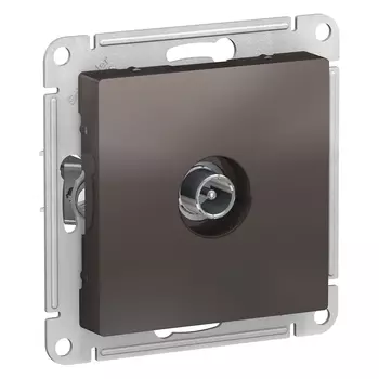 ATN000692 Atlasdesign TV Розетка проходная 4DB, механизм, Мокко Schneider Electric