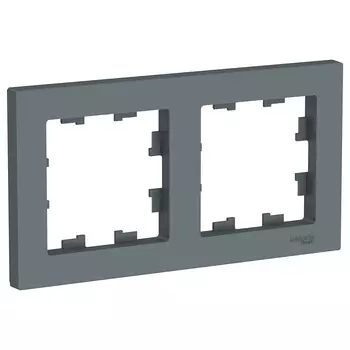 ATN000702 Рамка AtlasDesign Грифель 2-постовая Schneider Electric