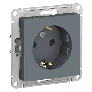 ATN000743 Atlasdesign Розетка с заземлением, 16А, механизм, Грифель Schneider Electric