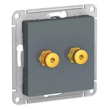 ATN000787 Atlasdesign Аудиорозетка двойная, Грифель Schneider Electric