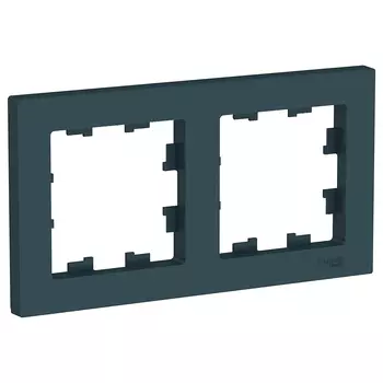 ATN000802 Рамка AtlasDesign Изумрудный 2-постовая Schneider Electric