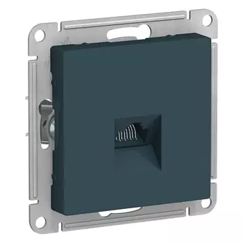 ATN000883 Atlasdesign Розетка компьютерная RJ45, кат. 5Е, механизм, Изумруд Schneider Electric