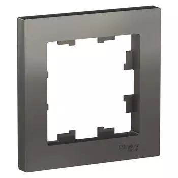 ATN000901 Рамка Atlasdesign Сталь 1-постовая Schneider Electric