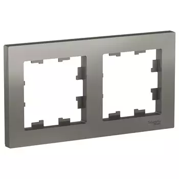 ATN000902 Рамка AtlasDesign Сталь 2-постовая Schneider Electric