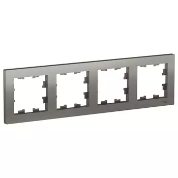 ATN000904 Рамка AtlasDesign Сталь 4-постовая Schneider Electric