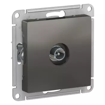 ATN000991 Atlasdesign TV Розетка оконечная 1DB, механизм, Сталь Schneider Electric