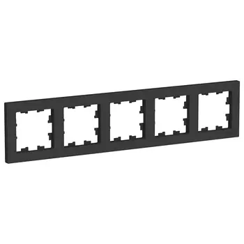 ATN001005 Рамка AtlasDesign Карбон 5-постовая Schneider Electric