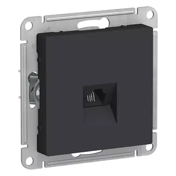 ATN001081 Atlasdesign Розетка телефонная RJ11, механизм, Карбон Schneider Electric