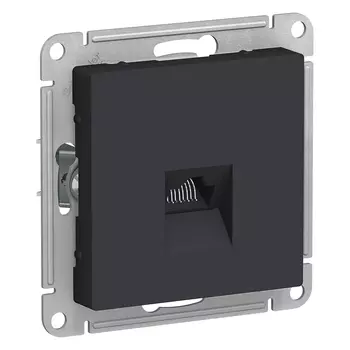 ATN001083 Atlasdesign Розетка компьютерная RJ45, кат. 5Е, механизм, Карбон Schneider Electric