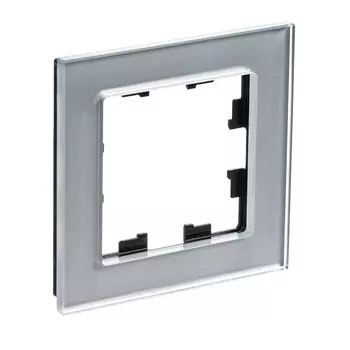 ATN320301 Рамка одинарная Schneider Electric Atlasdesign Nature, алюминий стекло