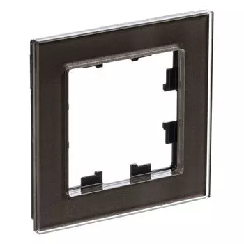 ATN320601 Рамка одинарная Schneider Electric Atlasdesign Nature, мокко стекло