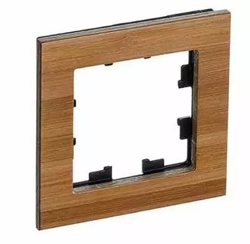 ATN353201 Рамка одинарная Schneider Electric Atlasdesign Nature, дерево бамбук