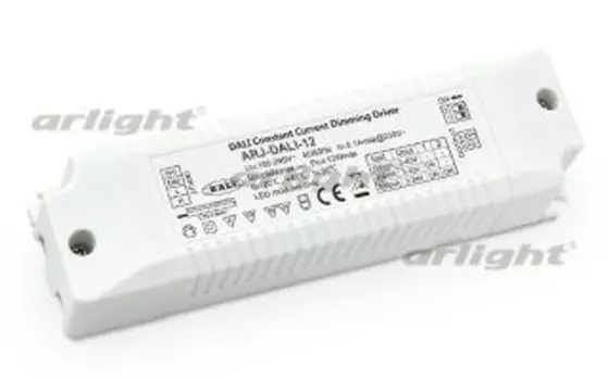 Блок питания ARJ-DALI-12 (12W, 180/240/300mA, DALI, PFC) Arlight 022830