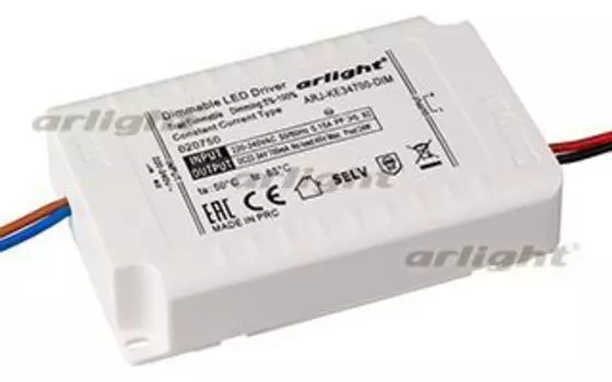 Блок питания ARJ-KE34700-DIM (24W, 700mA, PFC, Triac) Arlight 020750