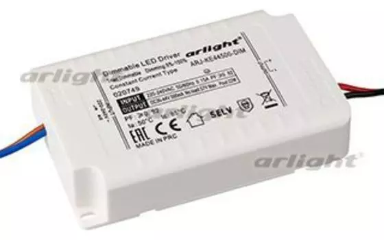 Блок питания ARJ-KE44500-DIM (22W, 500mA, PFC, Triac) Arlight 020749