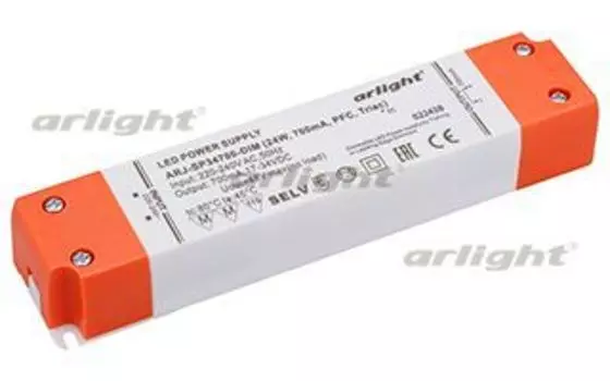 Блок питания ARJ-SP34700-DIM (24W, 700mA, PFC, Triac) Arlight 022438