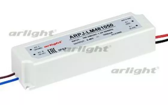 Блок питания ARPJ-LM481050 (50W, 1050mA) Arlight 019006