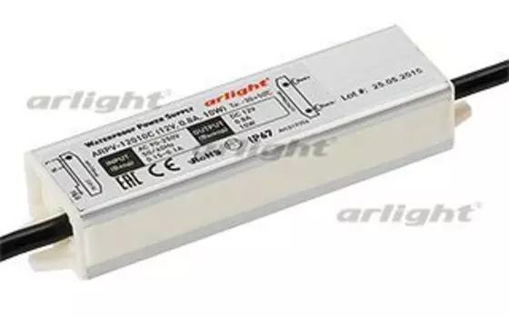 Блок питания ARPV-12010C (12V, 0.8A, 10W) Arlight 019356