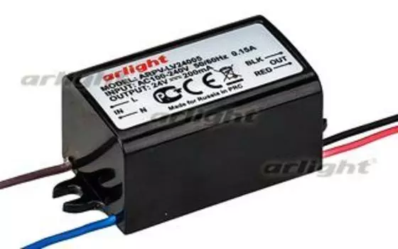 Блок питания ARPV-LV24005 (24V, 0.2A, 5W) Arlight 011745