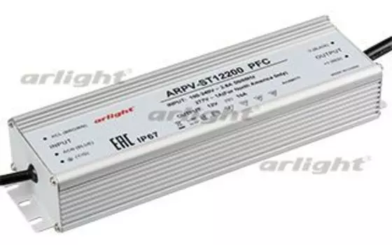 Блок питания ARPV-ST12200 PFC (12V, 16A, 192W) Arlight 020171