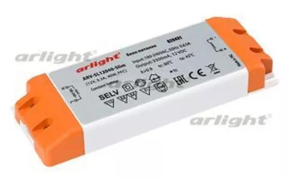 Блок питания ARV-SL24040-Slim (24V, 1.67A, 40W, PFC) Arlight 021019