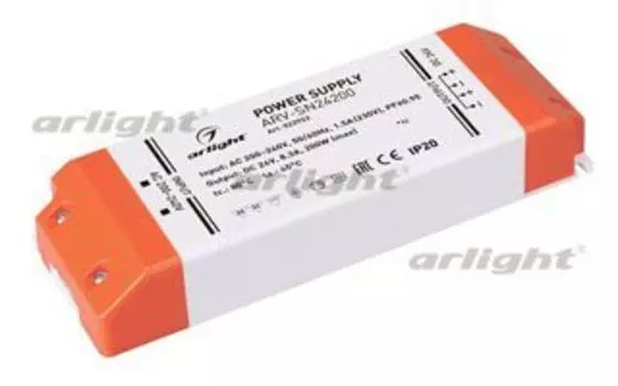 Блок питания ARV-SN24200 (24V, 8.3A, 200W, PFC) Arlight 022922