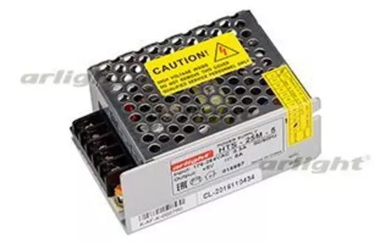 Блок питания HTS-25M-5 (5V, 5A, 25W) Arlight 015997
