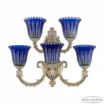 Бра 7109 7109B16/3+2/210 GW P2 U Clear-Blue/H-1K Bohemia