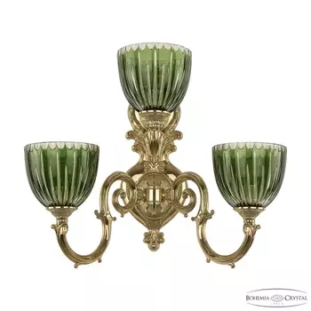 Бра 7203 7203B16/2+1/210 G P1 U Clear-Green/H-1K Bohemia