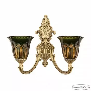 Бра 7209 7209B15/2/175 FP P2 U Amber-Green/H-1I Bohemia