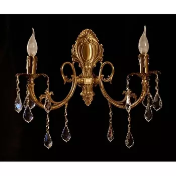 Бра 8888 8888/2 AB Leaf crystal Brizzi