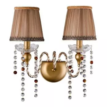 Бра Crystal Lux Alegria AP2 Gold-Brown