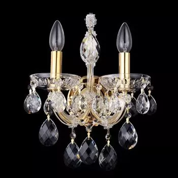 Бра Crystal Lux Isabel AP2 Gold/Transparent
