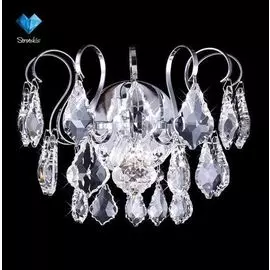 Бра Eurosvet 10032/1 хром/прозрачный хрусталь Strotskis