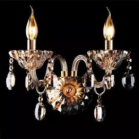 Бра Eurosvet 3162/2 золото/тонированный хрусталь Strotskis