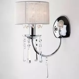 Бра Eurosvet 3201/1 хром/белый