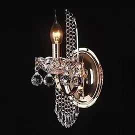 Бра Eurosvet 3320/1 золото/прозрачный хрусталь Strotskis