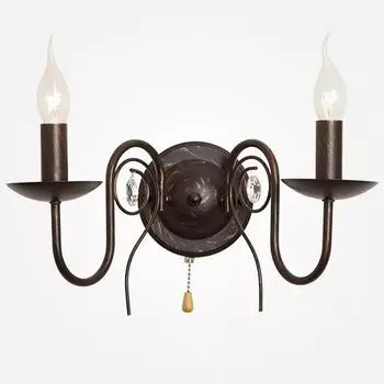 Бра Eurosvet 60018/2 черный с золотом