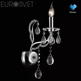 Бра Frances 10047/1 хром/прозрачный хрусталь Strotskis Eurosvet