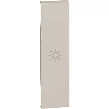 Bticino Living Now - клавиша для управ. элемента luce 1 модуль. беж. KM01A