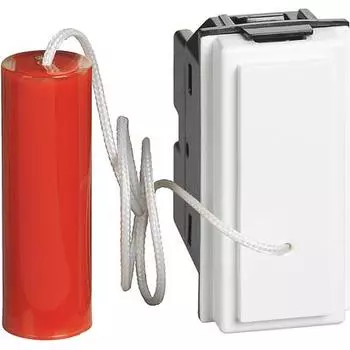 Bticino Living Now - кнопка 1 модуль NO 10A a бел. KW4033