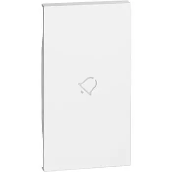 Bticino Living Now - накладка MH campan. 2 бел. KW01MH2D