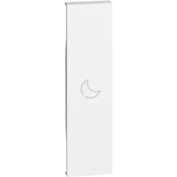 Bticino Living Now - накладка MH LETTO 1 модуль бел. KW01MHBED