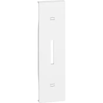 Bticino Living Now - накладка перекл. жалюзи 1 модуль бел. KW06